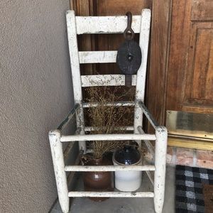 Antique Industrial / Farm Pulley (1st pic is for idea purposes)